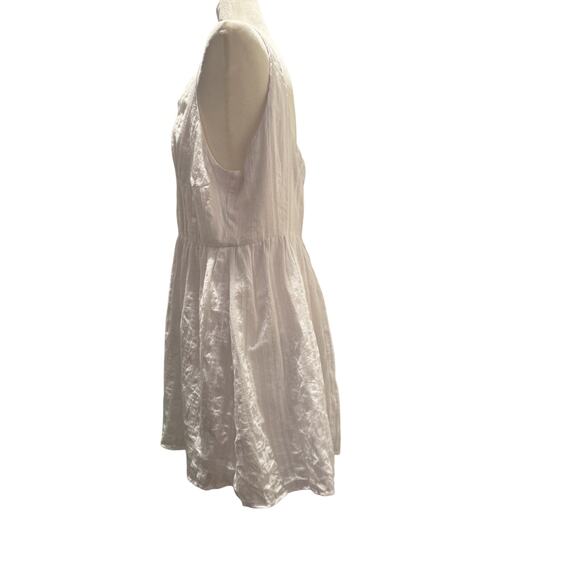 NWT PRINCESS POLLY Lorinda Mini Dress in White Cotton Sz 12 - Picture 3 of 8